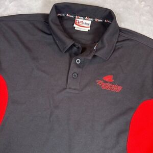 Chase Authentics Budweiser Dale Jr 8 Racing Polo‎ NASCAR Mens XL Black/Red
